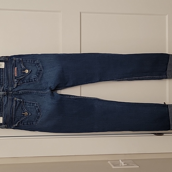 Hudson Bacara Crop Straight Cuffed Skinny Jeans - Picture 2 of 9